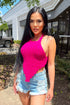 Bahama Knit Top - Pink - KNOWSTYLE - EDGE - EDGEONLINESTORE